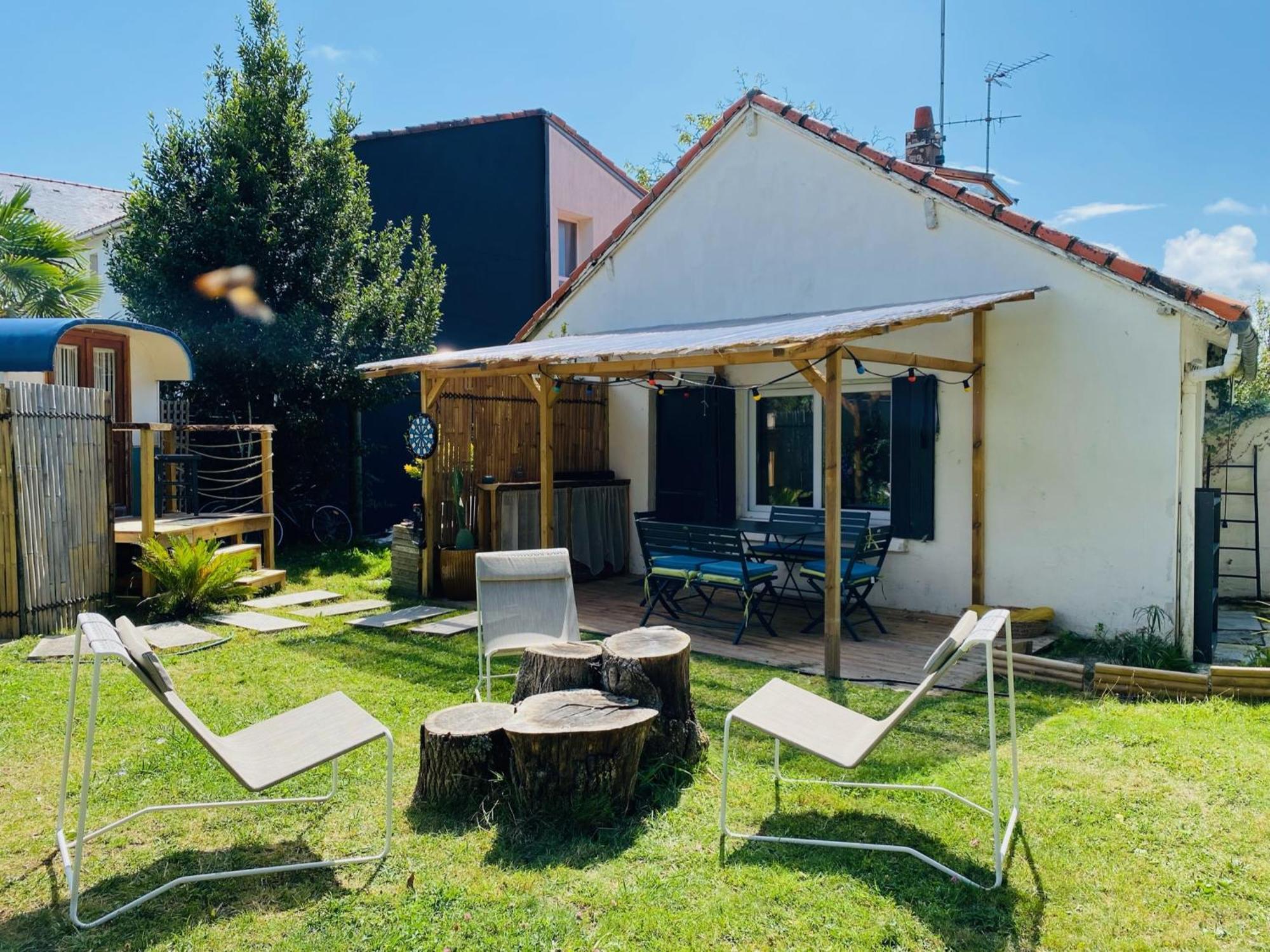 Villa Maisonnette Dans La Verdure Et Le Calme à Pornichet Extérieur photo